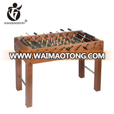 2017 big size wooden mini football hand soccer table game for playing