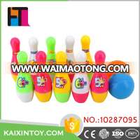 2017 kids interactive game indoor sport plastic mini bowling pins for sale