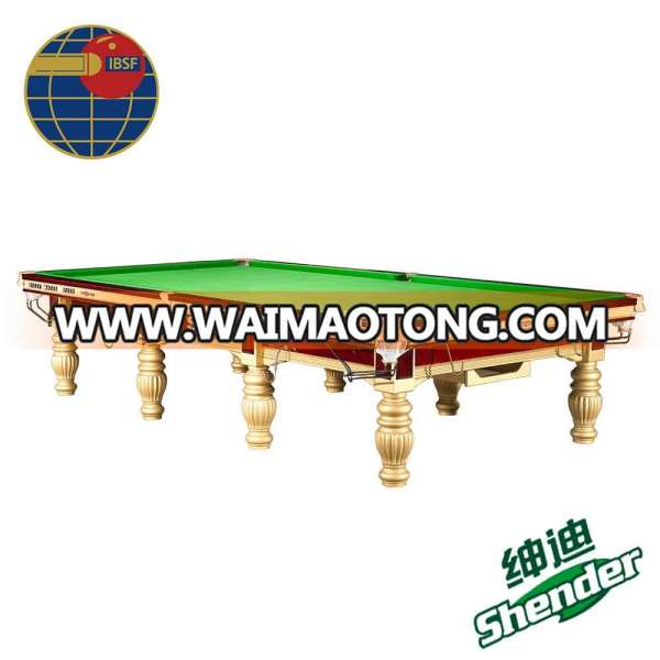 12ft Shender Golden Prince Snooker Table IBSF tournament table billiard table Star